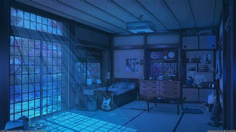 Anime Room Dark, Aesthetic Anime Room, HD wallpaper | Peakpx