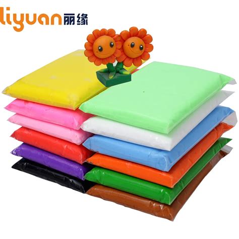 Liyuan Air Dry Light Clay 12 colors Intelligent Plasticine Colored Polymer Clay Kids Slime Toys ...