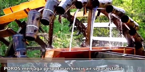 Bagaimana cara kerja kincir air dan generator sehingga dapat ...