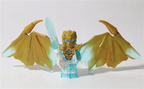 LEGO GOLDEN DRAGON Zane Minifigure Crystal Ninjago Crystallized - Genuine £24.99 - PicClick UK