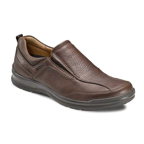 Ecco Wild Slip On Brown Leather Men’s Shoes - Ecco from Charles Clinkard UK