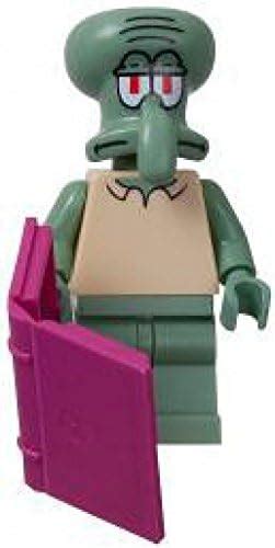 LEGO Squidward (modified head) Spongebob Squarepants Minifigure : Amazon.com.au: Toys & Games