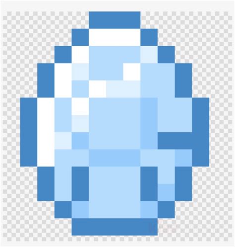 Minecraft Diamond Ore Pixel Art