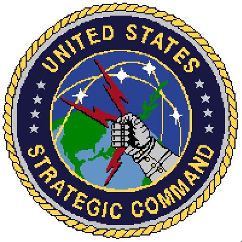 Strategic Command (STRATCOM) Emblem – Military XStitch Com