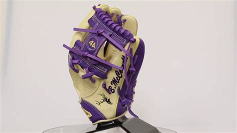 44 Pro Custom Baseball Glove Signature Series Blonde Purple Yellow I ...