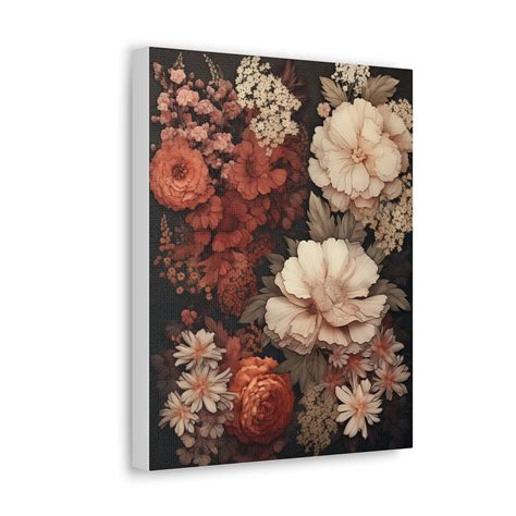 Canvas Gallery Wraps Textures of Nature: Soft Floral - Etsy