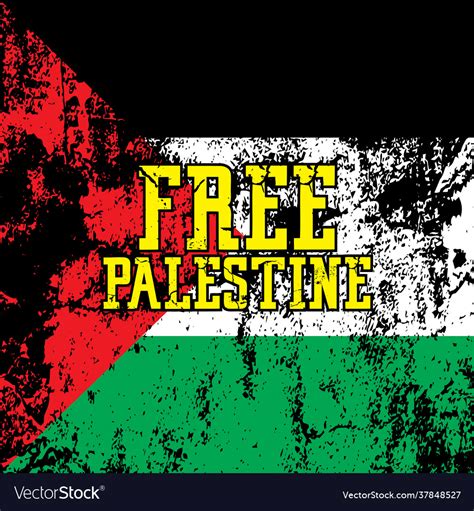 Free palestine flag background Royalty Free Vector Image