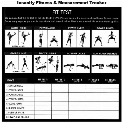 Egy hétköznapi nő gondolatai: Insanity - fit test