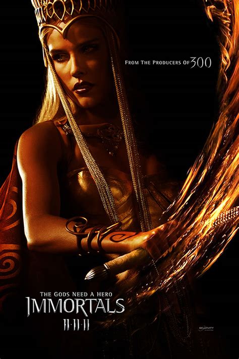 IMMORTALS Character Poster - Athena