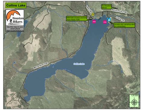 Collins Lake - Houston, BC map by Houston Hikers Society - Avenza Maps