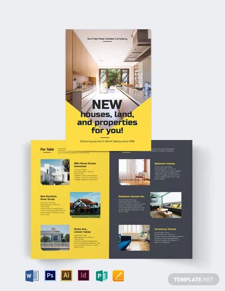 Real Estate Brochure - 33+ Examples, Format, Publisher, Word, Photoshop ...