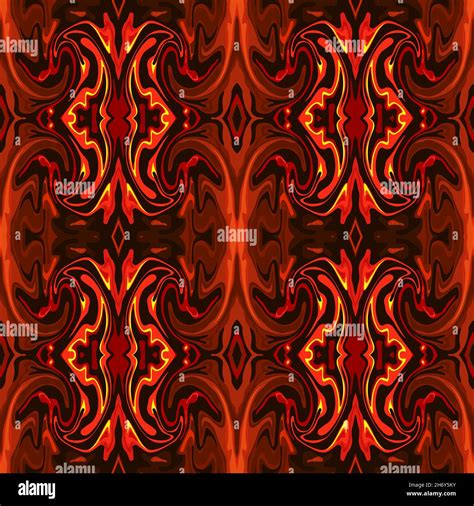 Background paint red orange wavy lines Stock Vector Images - Alamy