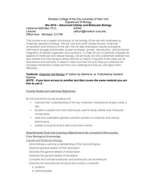 Cell Bio Lab 3 - Lab Report - Cell Bio Lab: Lab #4 and # 17 March 2023 Introduction: Chemotaxis ...