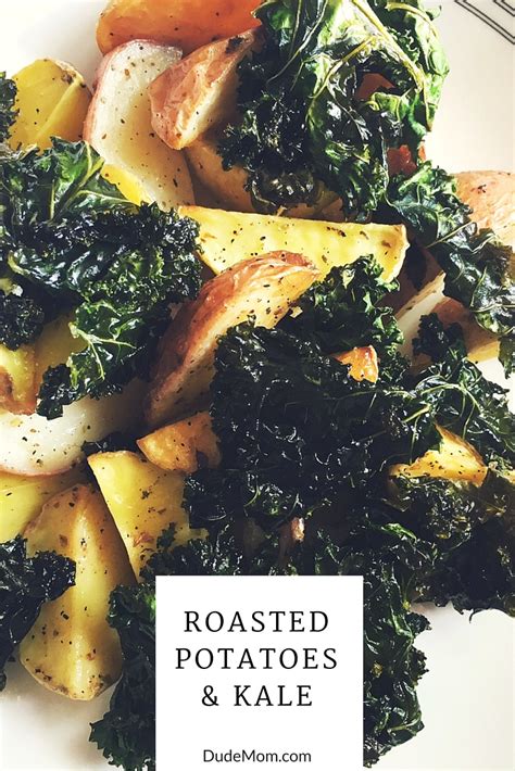 Roasted Potatoes and Kale