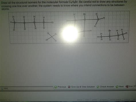 Draw All The Structural Isomers For The Molecular Formula C4H9Br