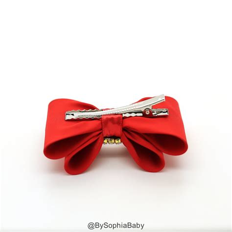 Red Baby Bow Red Bow Hair Clip Bow Hair Clip Toddler Red - Etsy