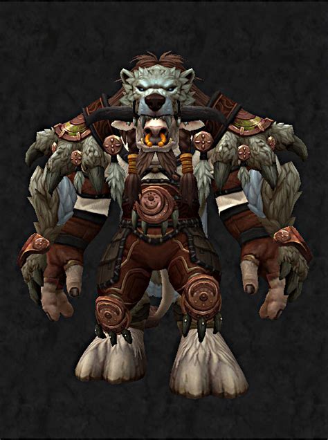 Transmog for Taurens: Patch 7.3 Transmog Sets : Fierce Gladiator (Druid)