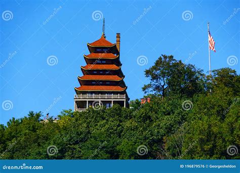 Reading PA Pagoda stock photo. Image of pennsylvania - 196879576