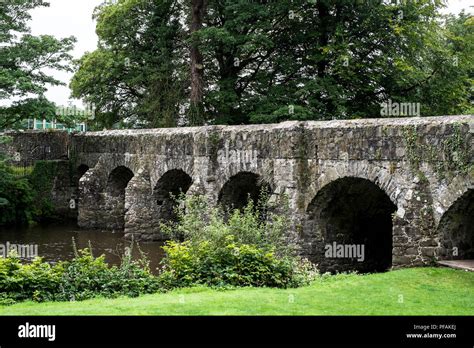 Deerpark Bridge in Antrim Castle Gardens Stock Photo - Alamy