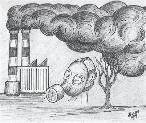 Pencil Sketch Of Water Pollution Water Pollution Penc - vrogue.co
