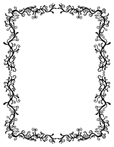 Clipart - Flourish Border