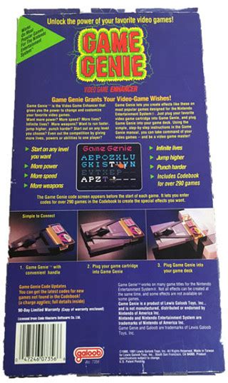 Game Genie game enhancer w/ Book for Nintendo NES For Sale | DKOldies