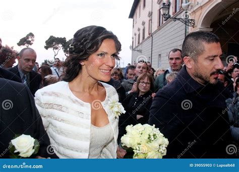 Wedding Andrea Bocelli and Veronica Berti Editorial Stock Photo - Image ...