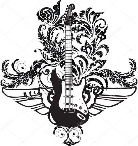 Electric Guitar design — Stock Vector © aroas #9254628