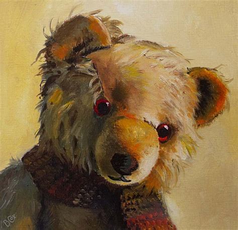 teddy bears; oil paintings - Google Search