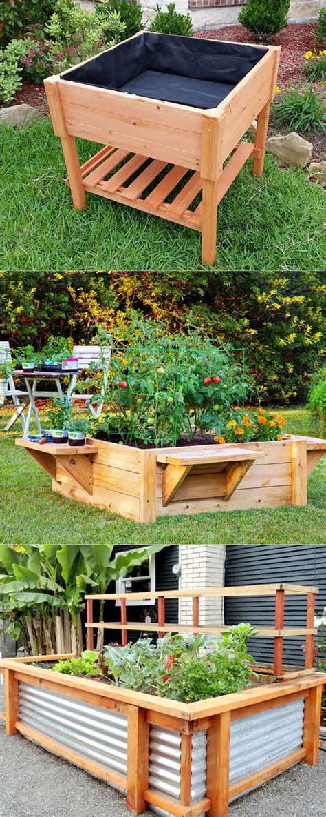 28 Amazing DIY Raised Bed Gardens - A Piece Of Rainbow