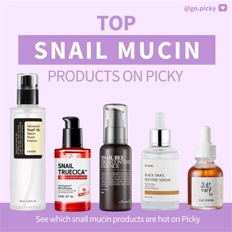 Top 5 K-Beauty Snail Mucin Products - Picky | The K-Beauty Hot Place