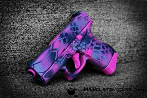 Airsoft Guns, Weapons Guns, Guns And Ammo, Custom Glock, Custom Guns, Purple Gun, Pink Purple ...