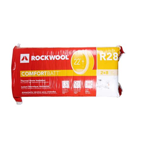 Rockwool Comfortbatt® R28 x 24" Mineral Wool Batt Insulation (30.7 sqf ...