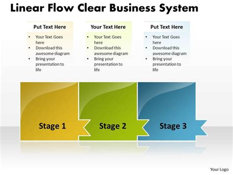 Business Powerpoint Templates Two Stages Linear Flow - vrogue.co