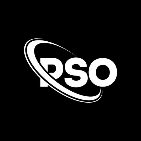 PSO logo. PSO letter. PSO letter logo design. Initials PSO logo linked with circle and uppercase ...