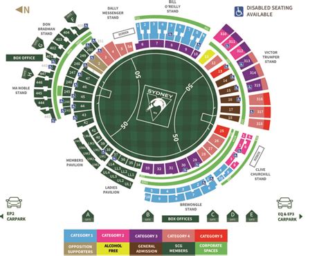 Sydney Cricket Ground Events 2024 - Merna Georgena