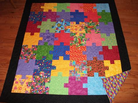 Around the Blocks: Puzzle Quilt