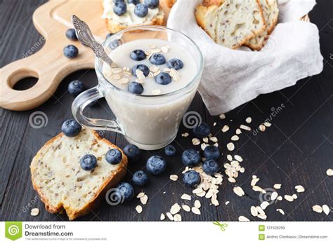 Oatmeal Kissel for Weight Loss, Homemade Oat Milk Vegan Product Concept Stock Image - Image of ...