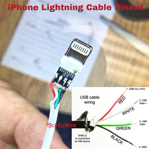 iphone charger cable pin diagram - Wiring Diagram