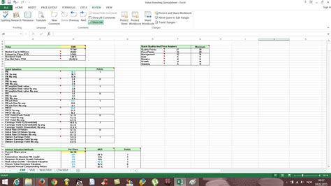 Stock Analysis Spreadsheet with Portfolio Valuation Report Sample Fresh ...