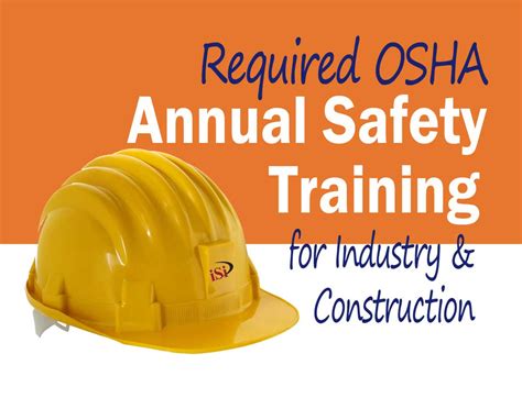 OSHA Annual Training Requirements | iSi Environmental