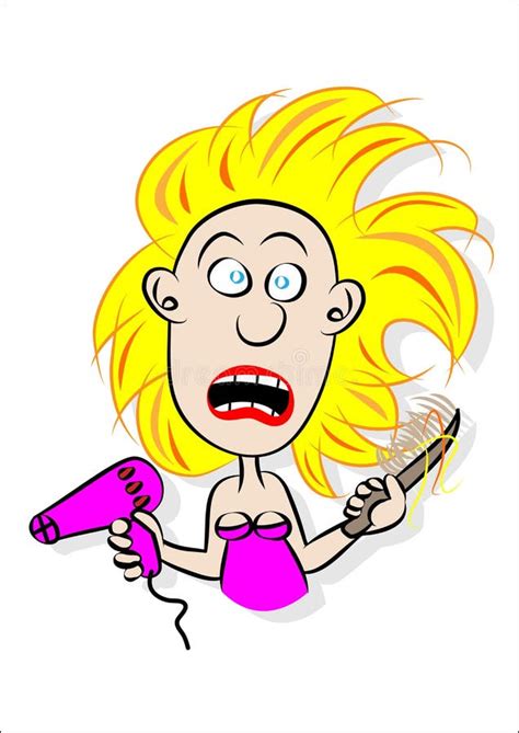 Bad Hair Cartoon Stock Illustrations – 1,470 Bad Hair Cartoon Stock ...