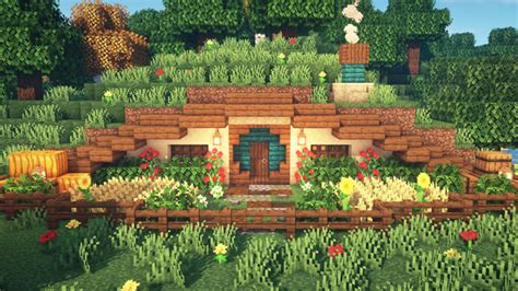 I made a simple and cozy Hobbit house - Minecraftbuilds Minecraft House ...