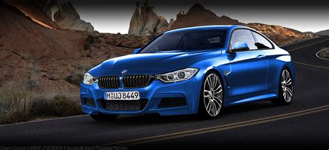 BMW 4 Series Coupe F32 Production Rendering - BMW Markham