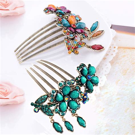 Women Hair Combs Accessories, MERYSAN Retro Decorative Fashion Hair ...