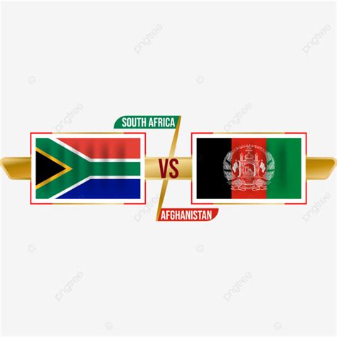 South Africa Vs Afghanistan Vector, Vs, South Africa, Afghanistan PNG ...