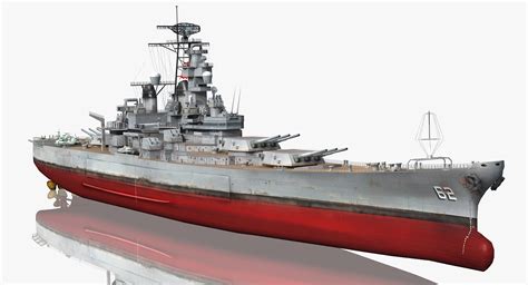 Uss new jersey bb-62 3D - TurboSquid 1316333