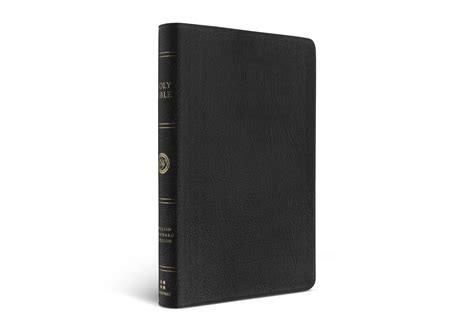 ESV Large Print Thinline Bible (Genuine Leather, Black) ESV, English ...