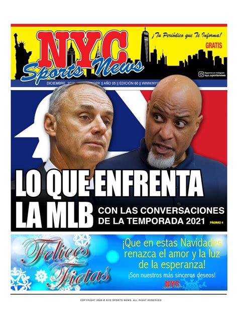 Edición #60 Diciembre 2020 by NYC SPORTS NEWS - Issuu