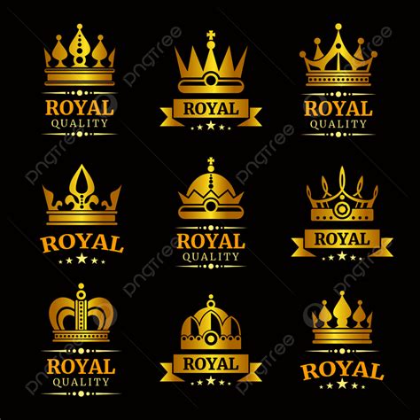 Crown Royal Logo Vector Design Images, Golden Royal Quality Vector ...